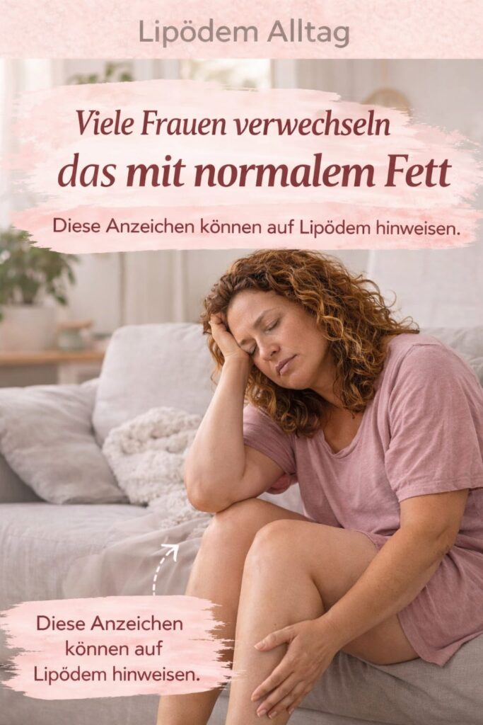 Lipödem oder normales Fett? Typische Anzeichen von Lipödem erkennen.