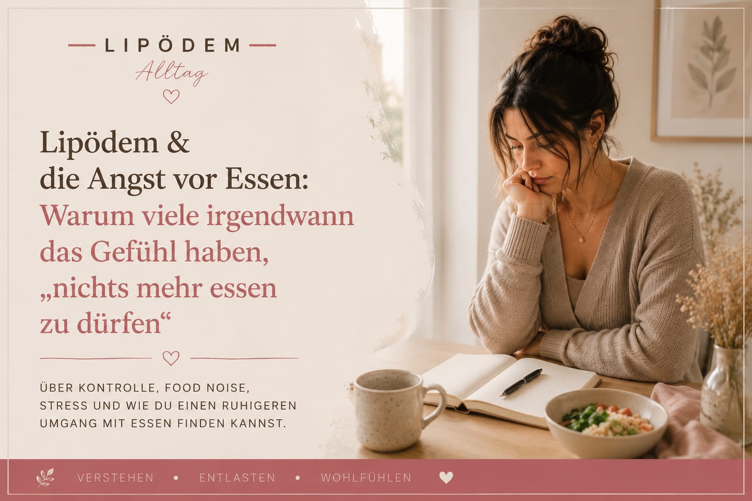 Lipödem & die Angst vor Essen: Warum viele irgendwann das Gefühl haben, „nichts mehr essen zu dürfen“